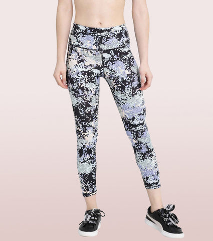 Hugged Leggings | High Waisted 7/8 Dry Fit Printed Leggings