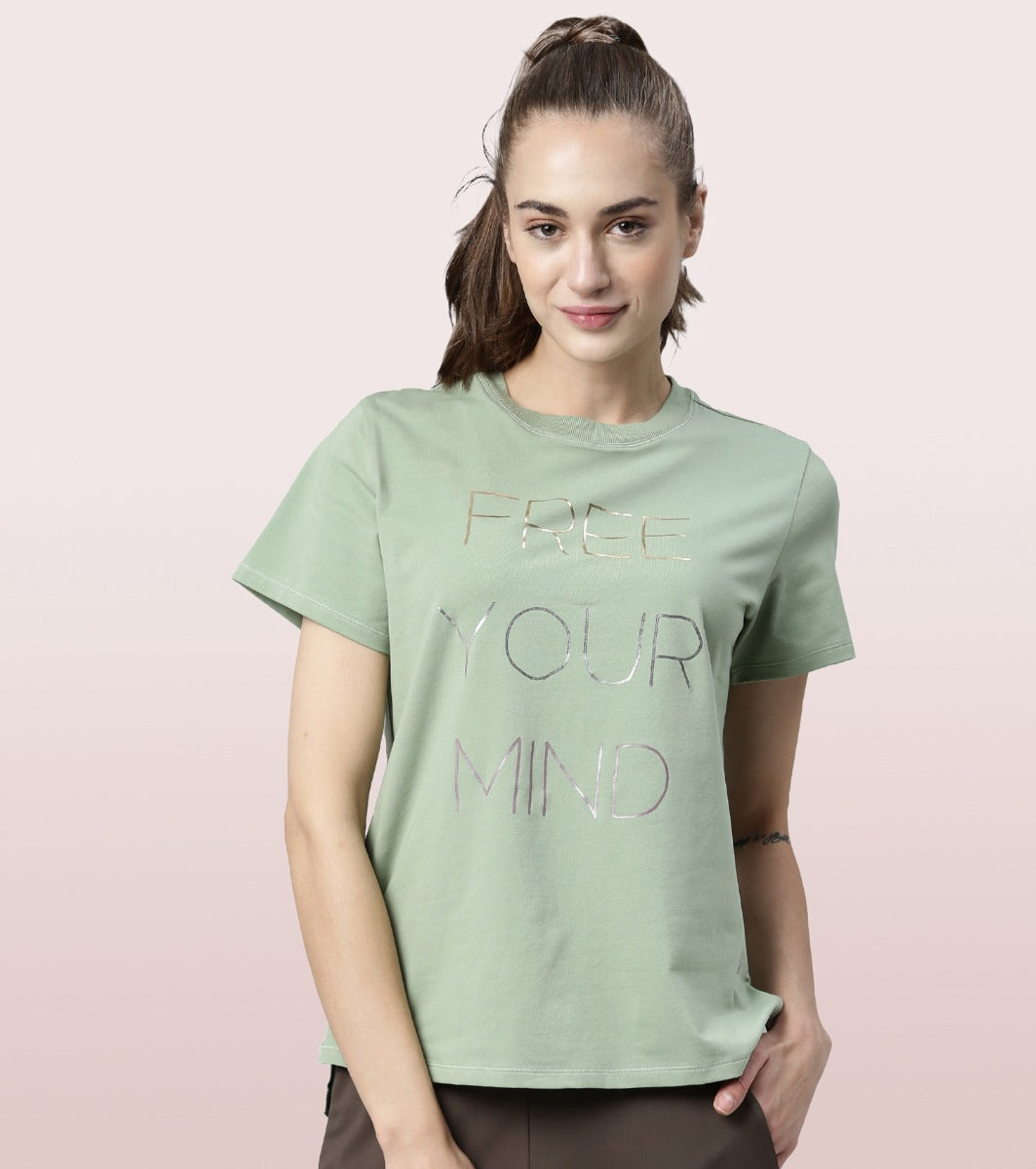 Active Cotton Tee | Short Sleeve Anti-Odour Cotton Tee With Graphic