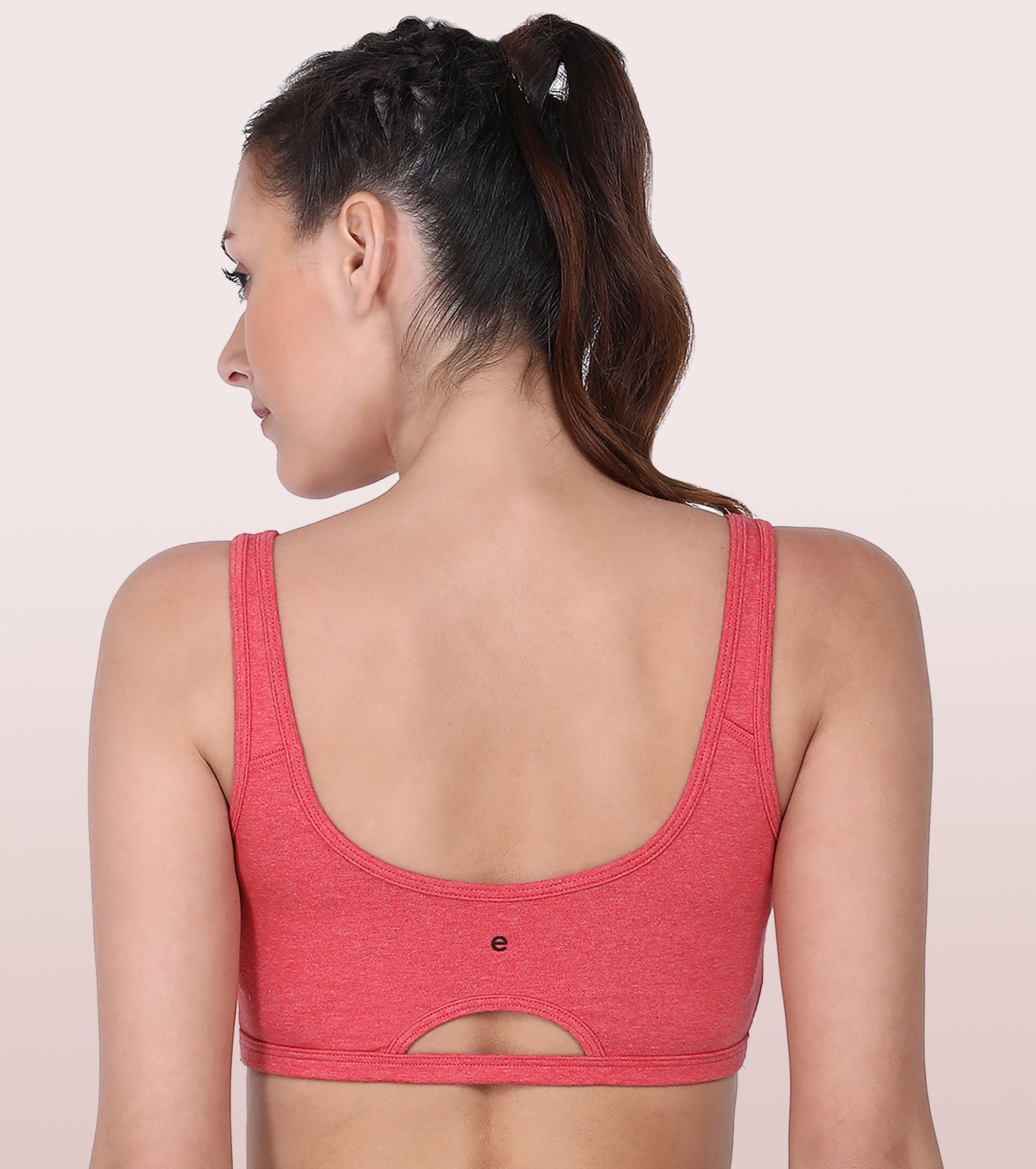 Buy Enamor SB06 Low Impact Non-Padded, Wirefree & High Coverage Sports Bra  - Black online