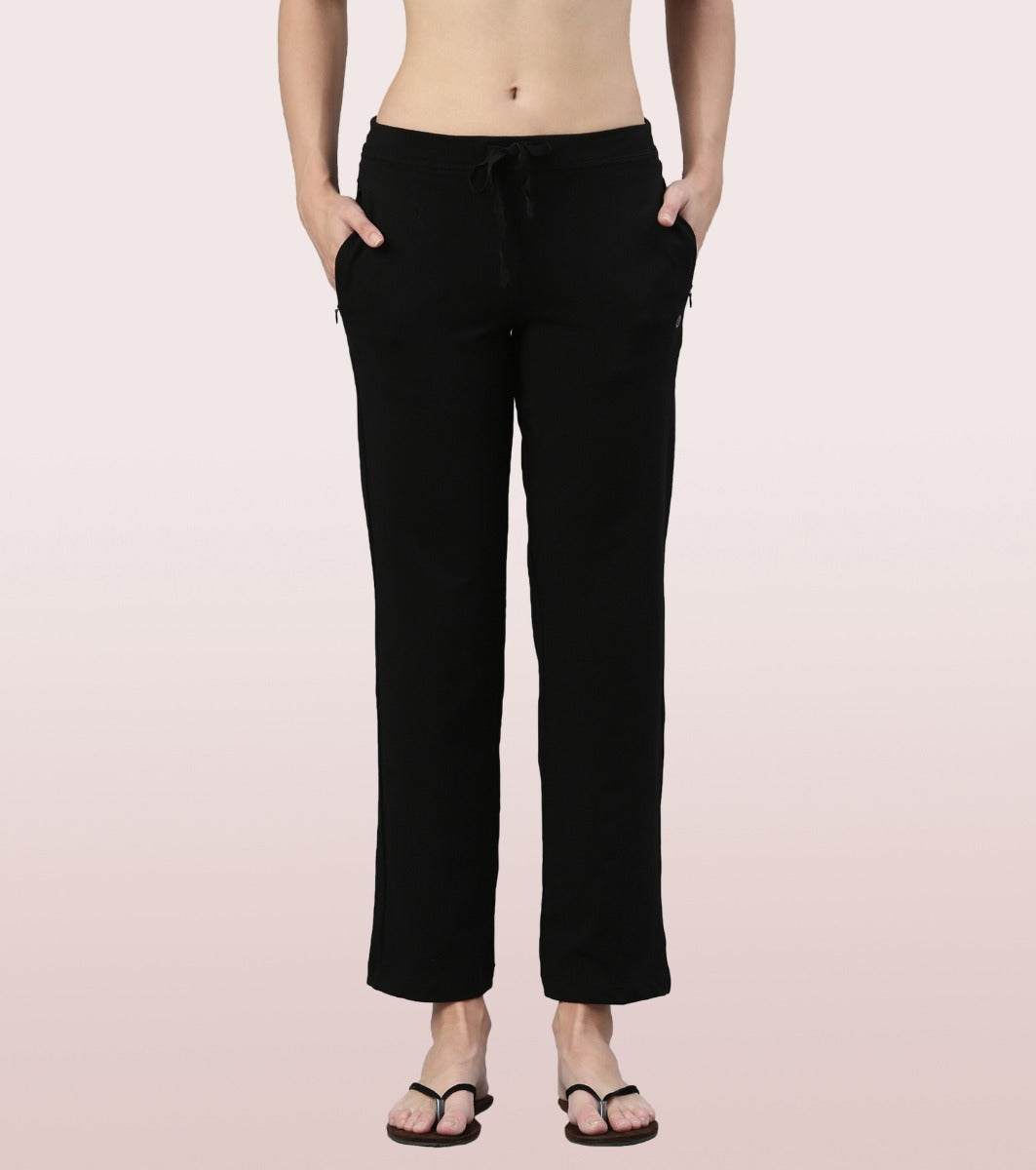 Buy Black Lounge Pants online at best price in India - Inwear