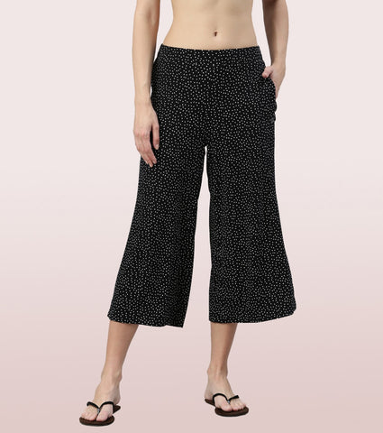 Shop In Culotte | Crop Length Culotte With Smart Side Slits