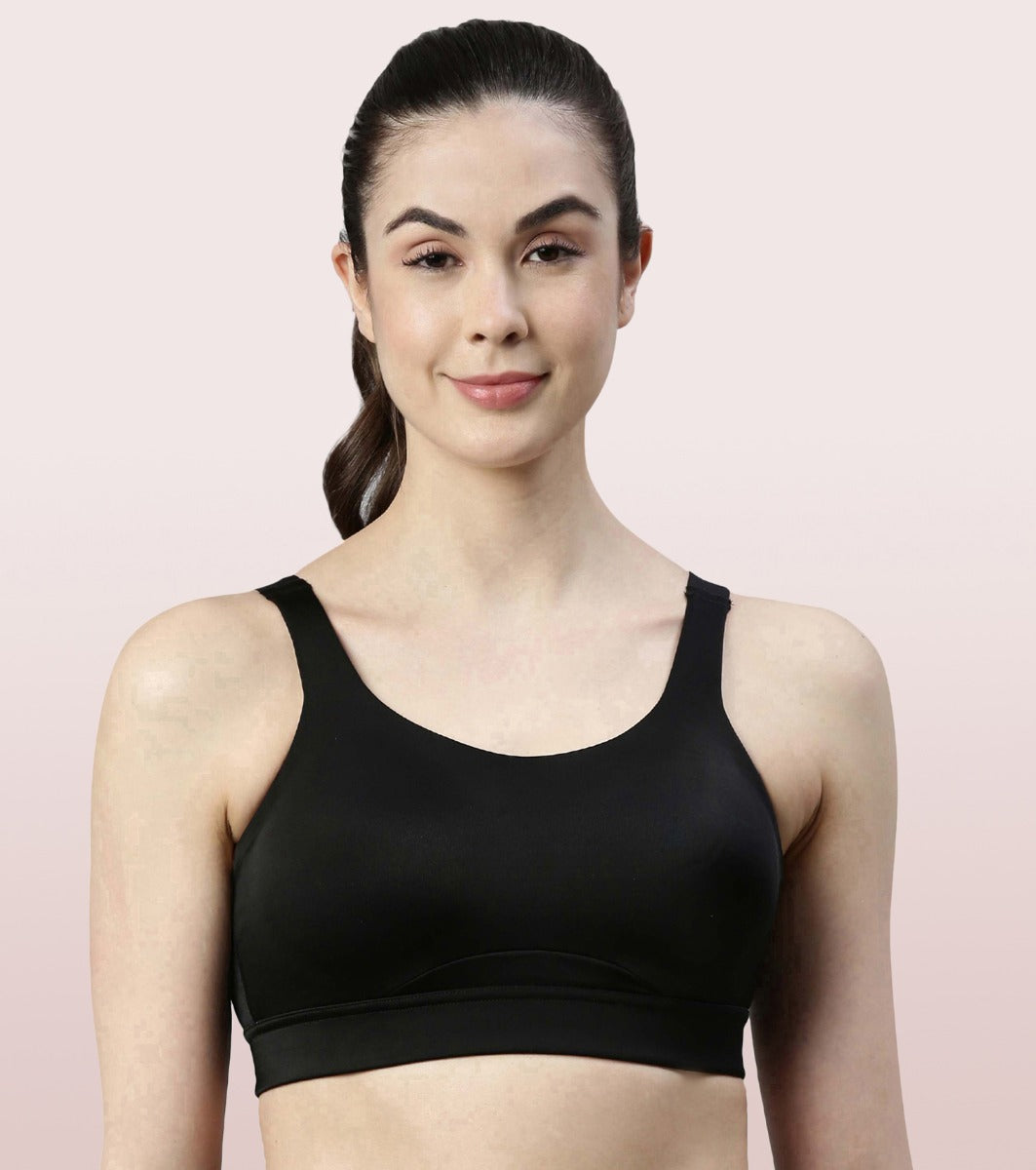 Enamor SB08 Medium Impact Cotton Sports Bra Racer Back Removable Pads  Wirefree (L,Pack of,Poppy Red) in Ahmedabad at best price by In Vogue -  Justdial