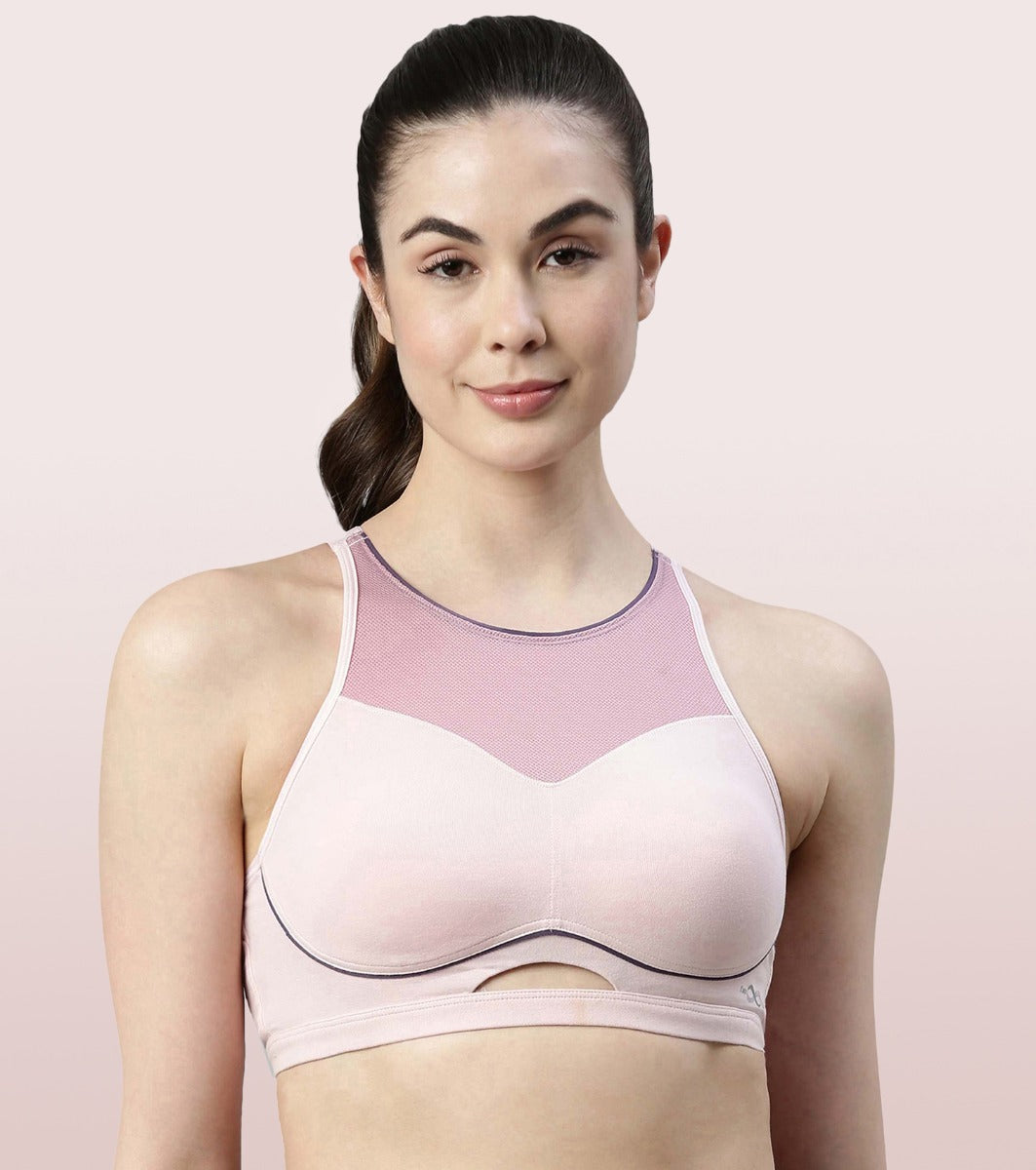 Buy Jockey Non Padded Cotton Sports Bra - Grey Online at Low Prices in  India 