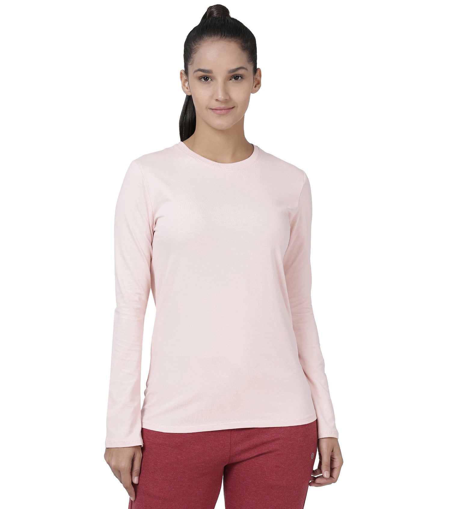 Essentials Cotton Long Sleeve Crew Tee