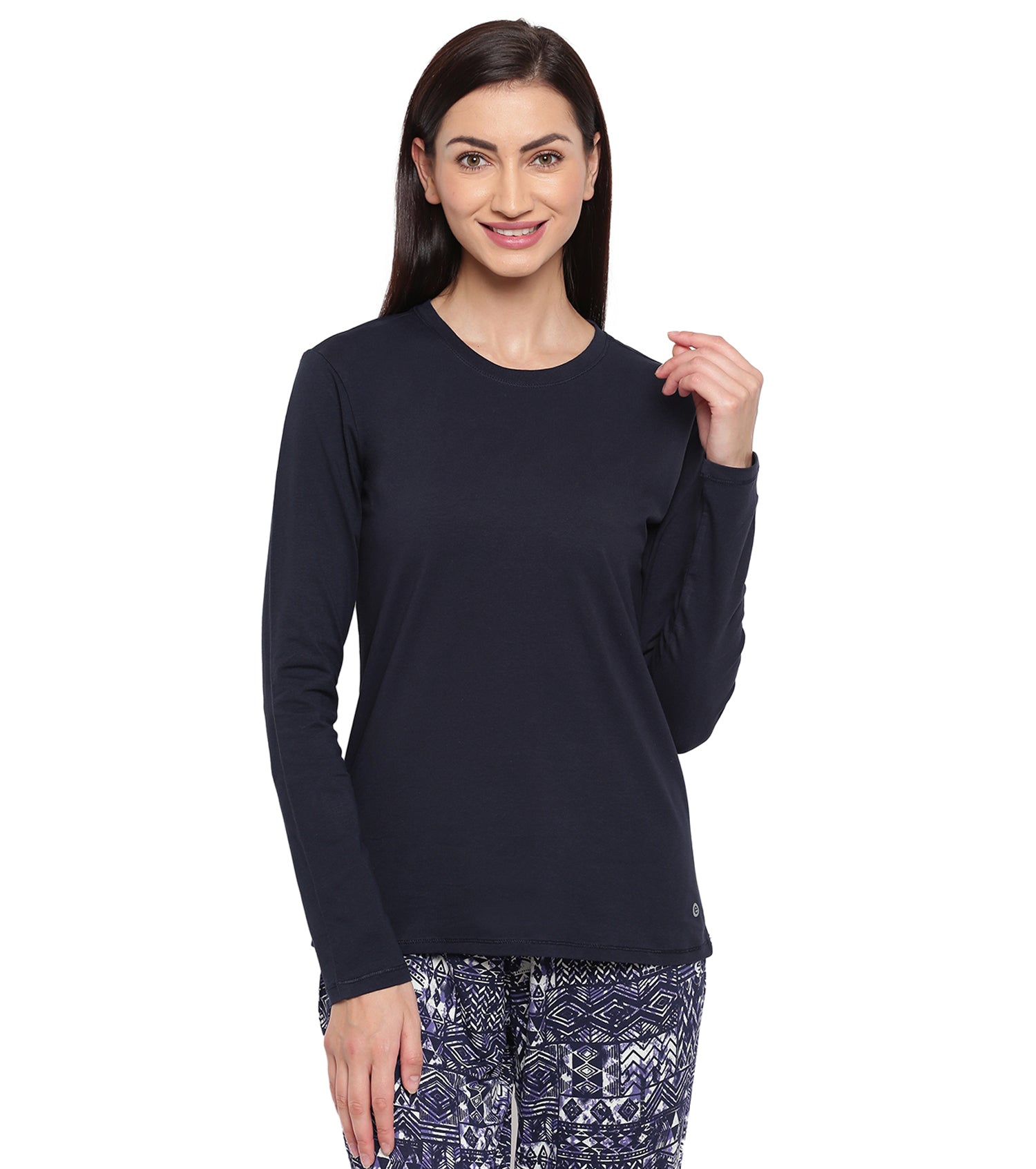 Essentials Cotton Long Sleeve Crew Tee