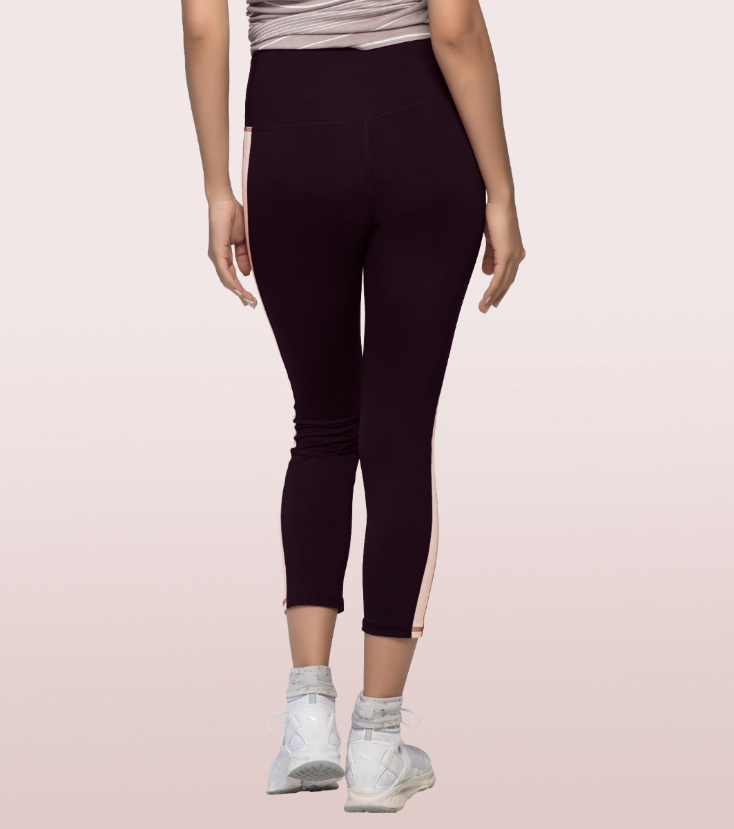 Hugged Leggings | High Waisted 7/8 Dry Fit Printed Leggings