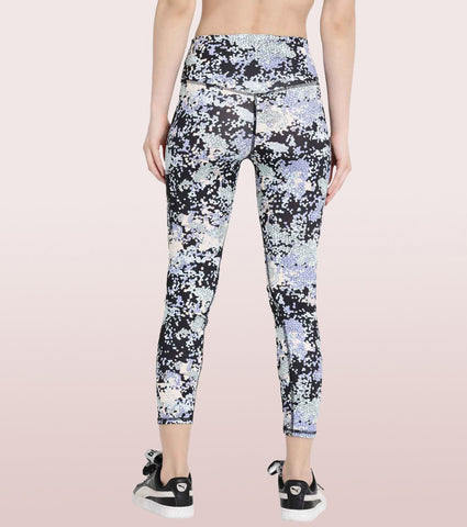 Hugged Leggings | High Waisted 7/8 Dry Fit Printed Leggings