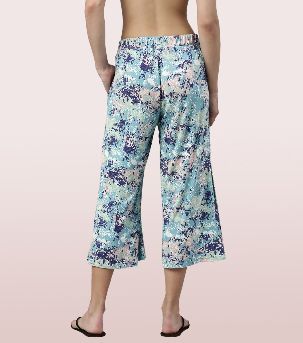 Shop In Culotte | Crop Length Culotte With Smart Side Slits