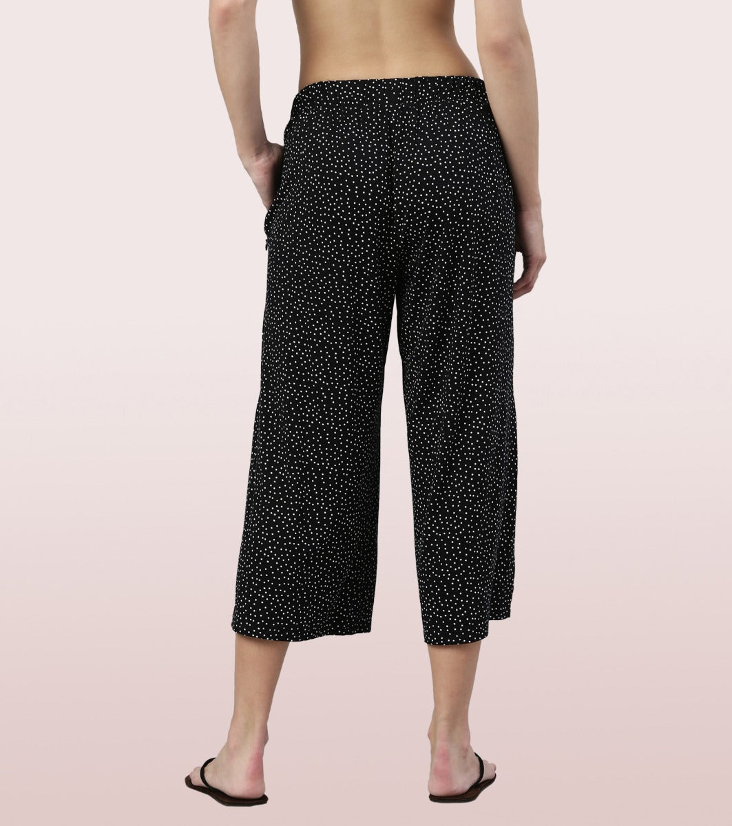 Shop In Culotte | Crop Length Culotte With Smart Side Slits