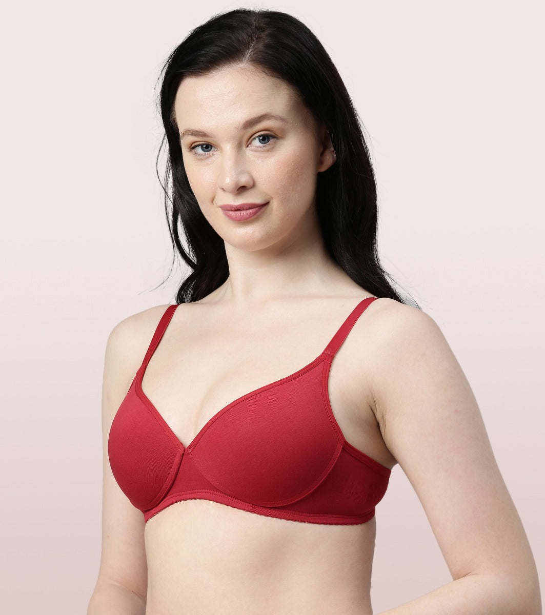 Perfect Coverage Supima Cotton T-Shirt Bra