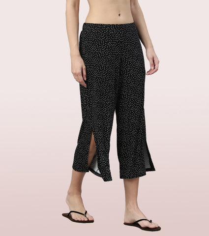 Shop In Culotte | Crop Length Culotte With Smart Side Slits