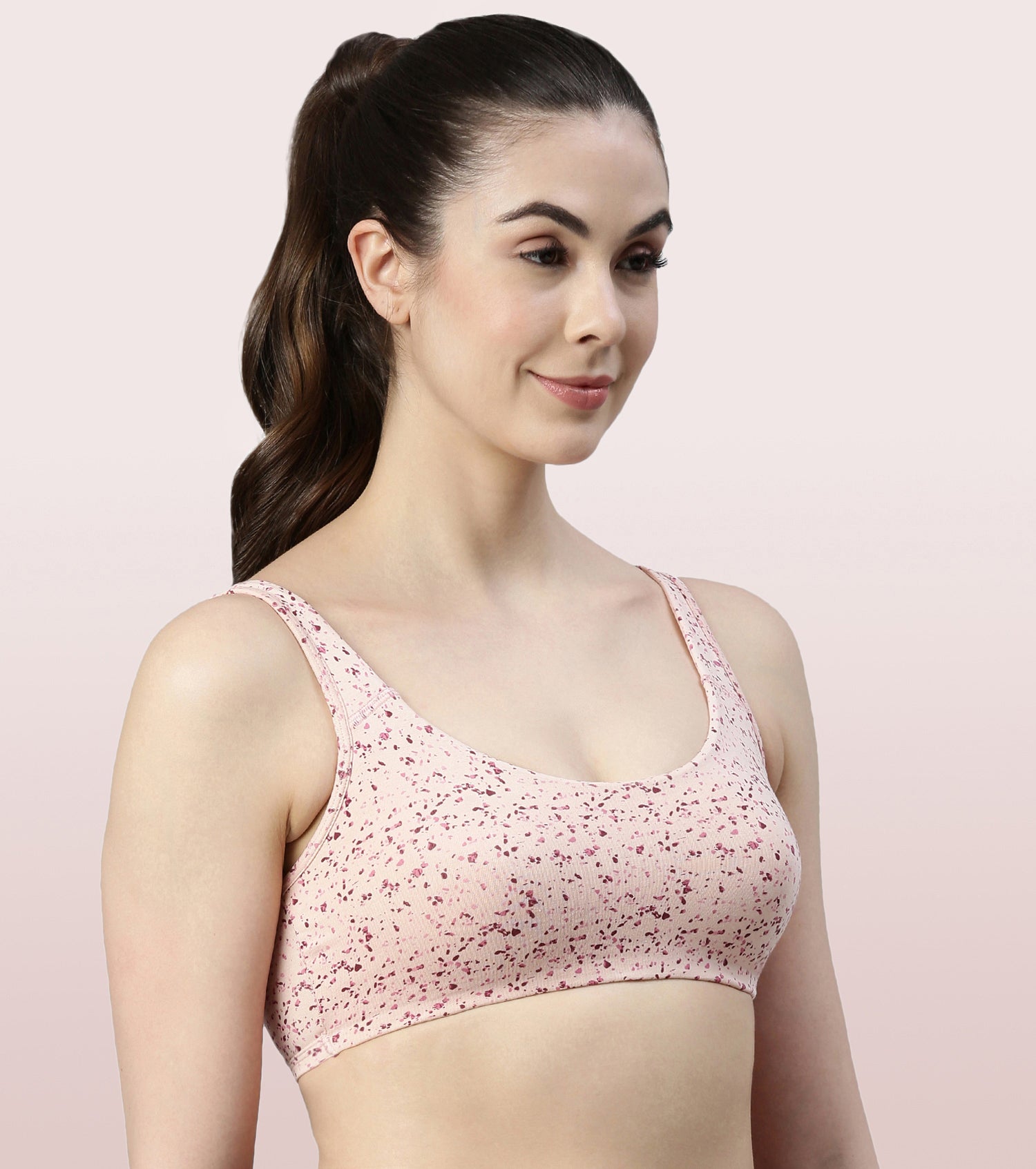 Enamor Everyday Side Support Shaper Stretch Cotton Bra For Women - High  Coverage, Non-Padded, Wirefree, A042