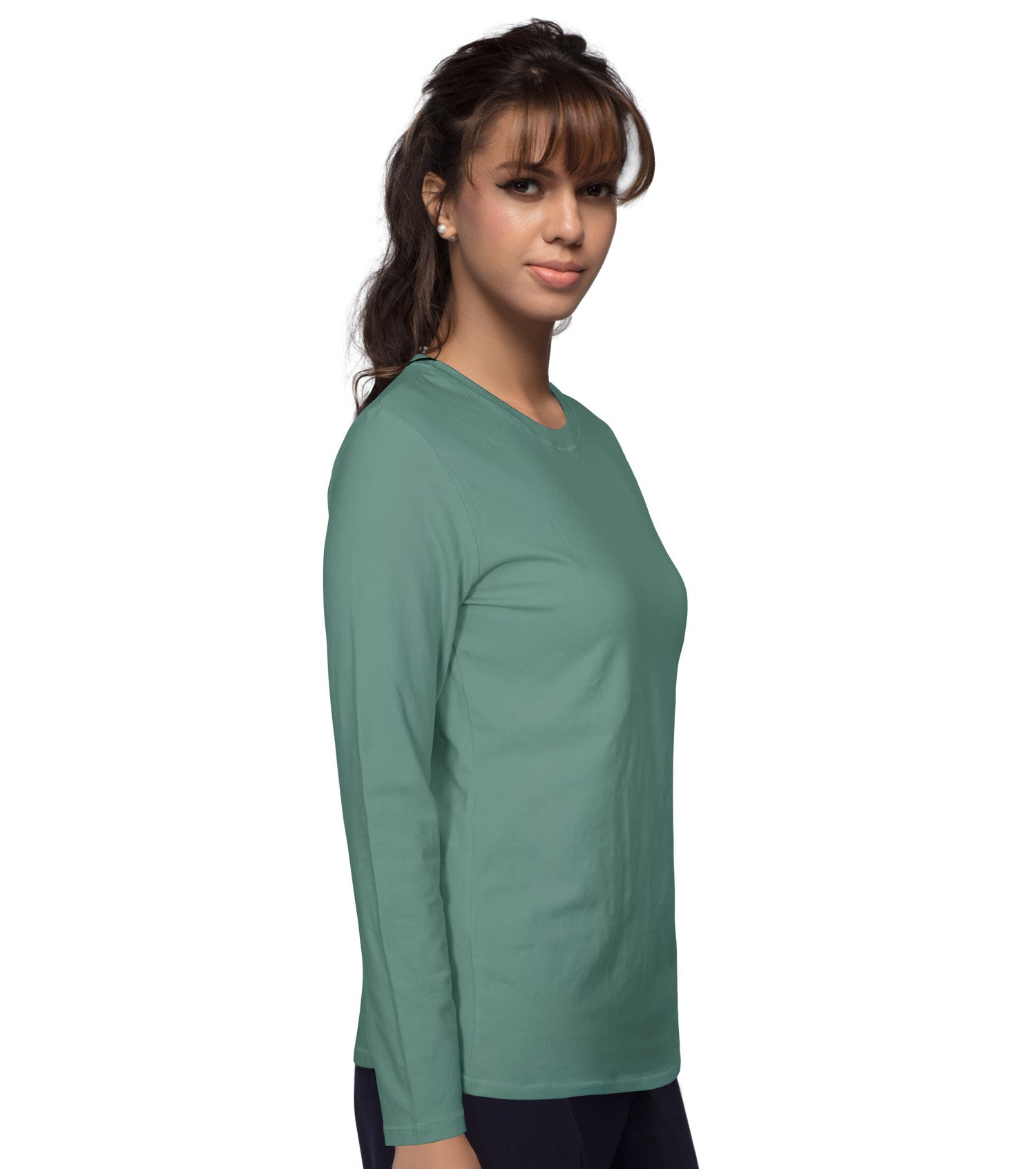 Essentials Cotton Long Sleeve Crew Tee