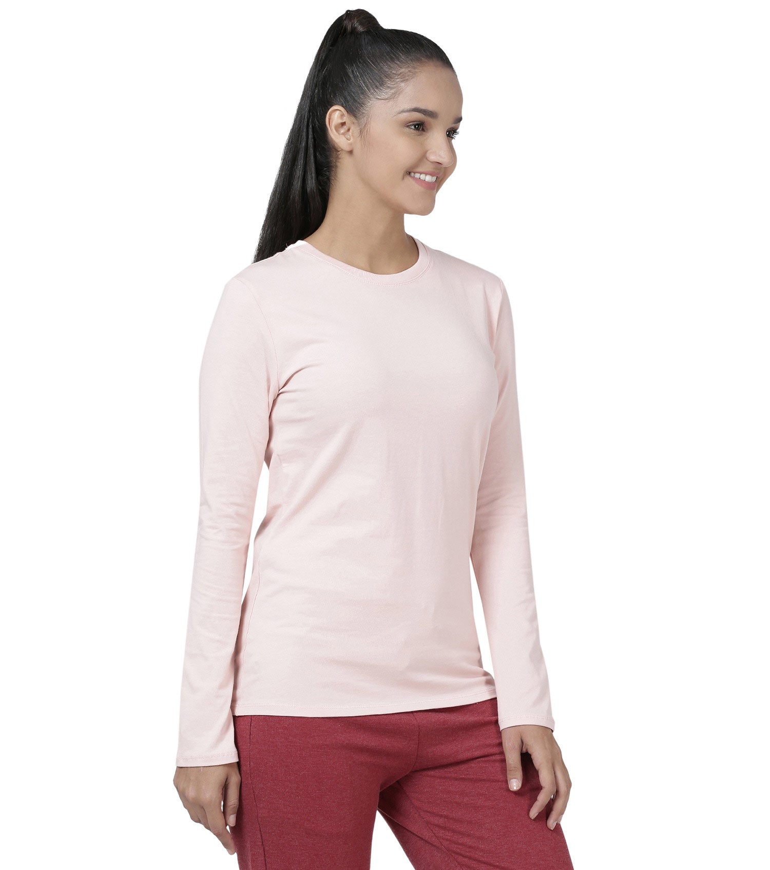 Essentials Cotton Long Sleeve Crew Tee