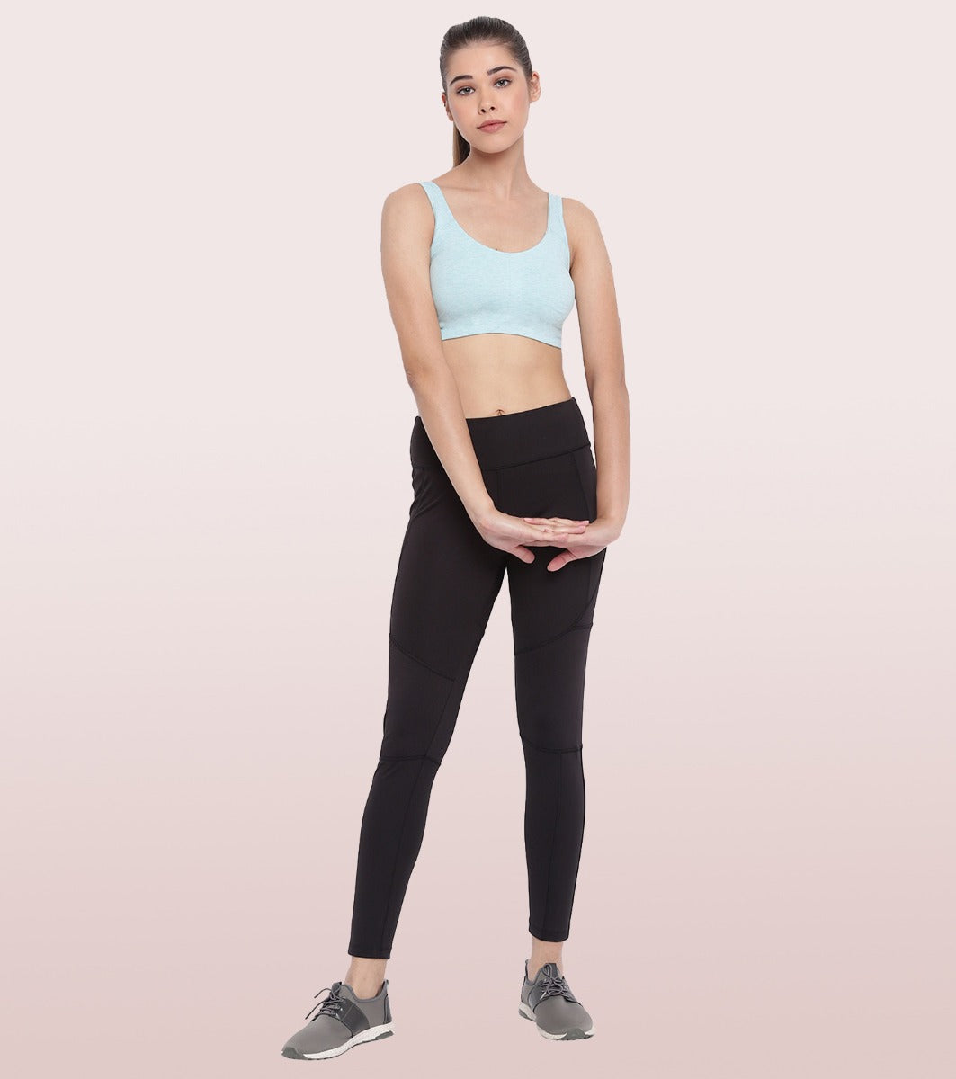 Buy Enamor SB06 Low Impact Cotton Sports Bra Non-Padded & Wirefree -  Multi-Color (S) - SB06 Online