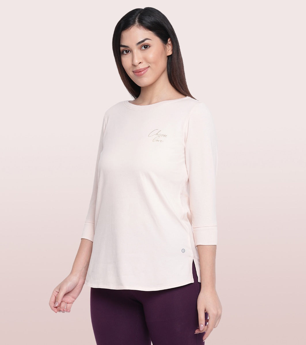 Essentials Slim Fit Cotton Spandex Long Tee