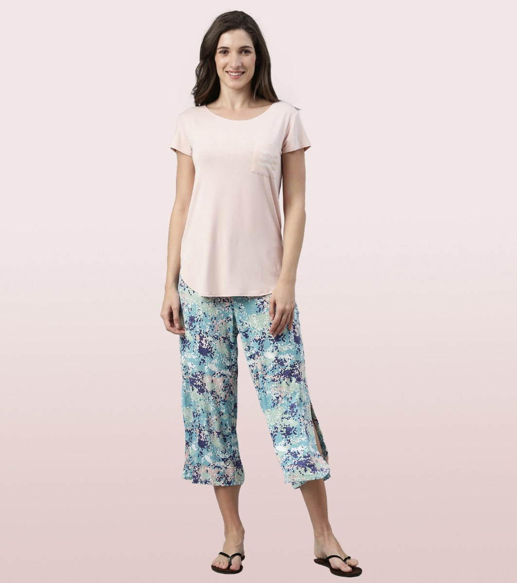 Shop In Culotte | Crop Length Culotte With Smart Side Slits