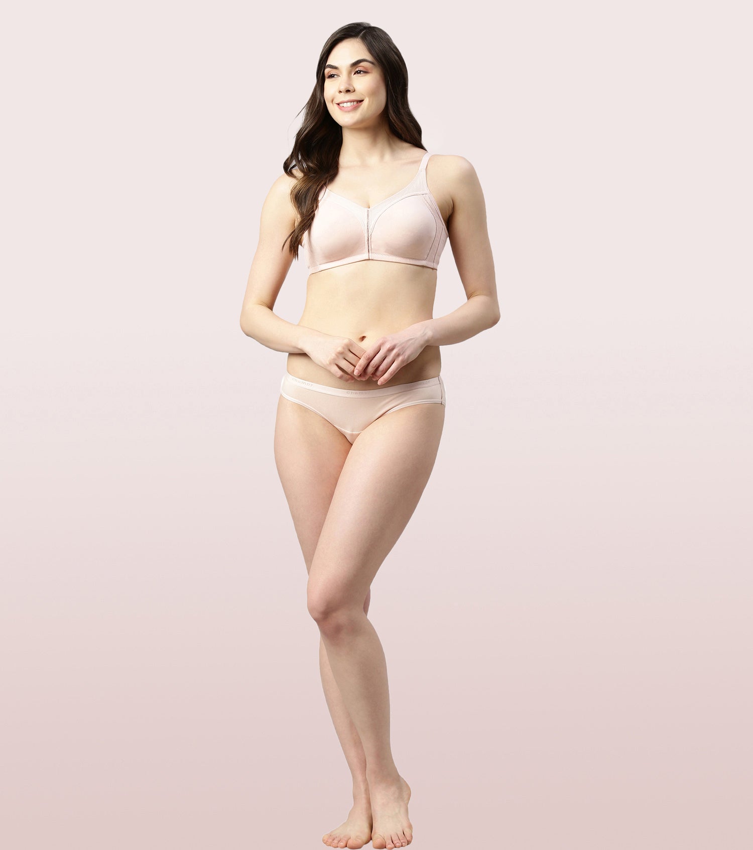 Enamor AB75 M-Frame Jiggle Control Full Support Cotton Bra - Non-Padded  Wirefree - Pale skin Reviews Online