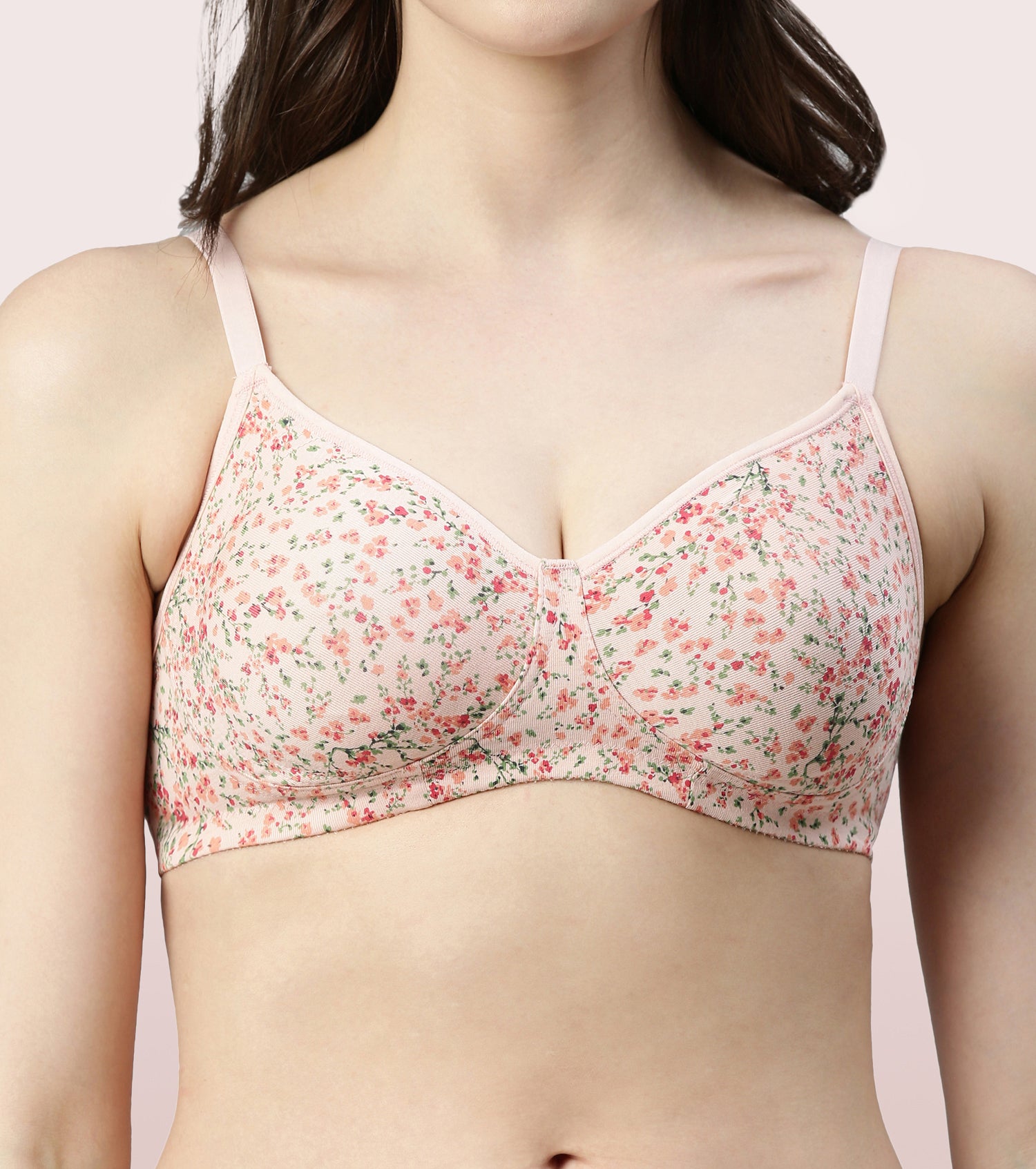 Buy Enamor Women's Cotton Non-Wired Padded Bra at