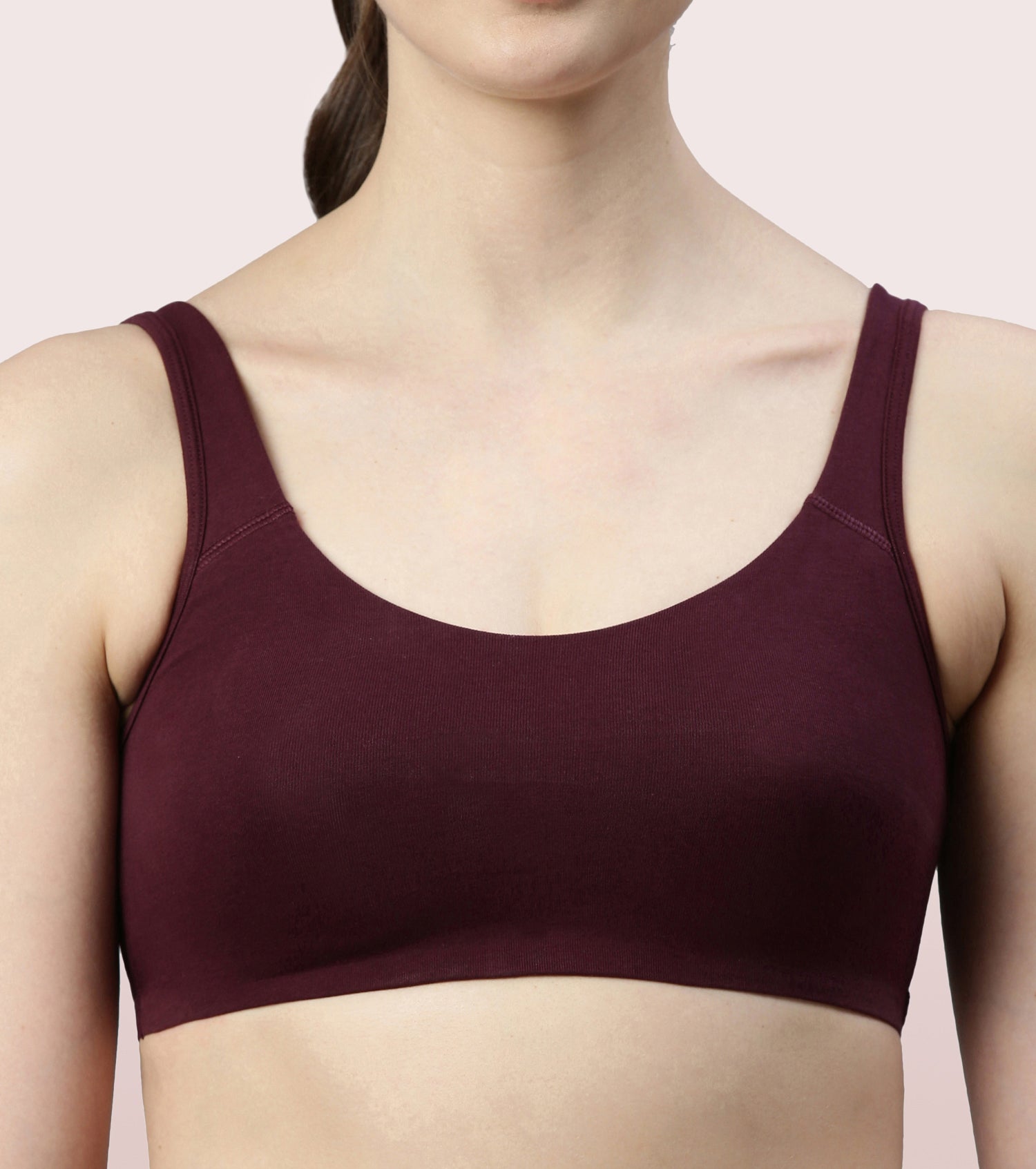 SB06 Low Impact Bra - Non-Padded, Wirefree & High Coverage ( Multicolour )  Pack Of 3 Sports Bra