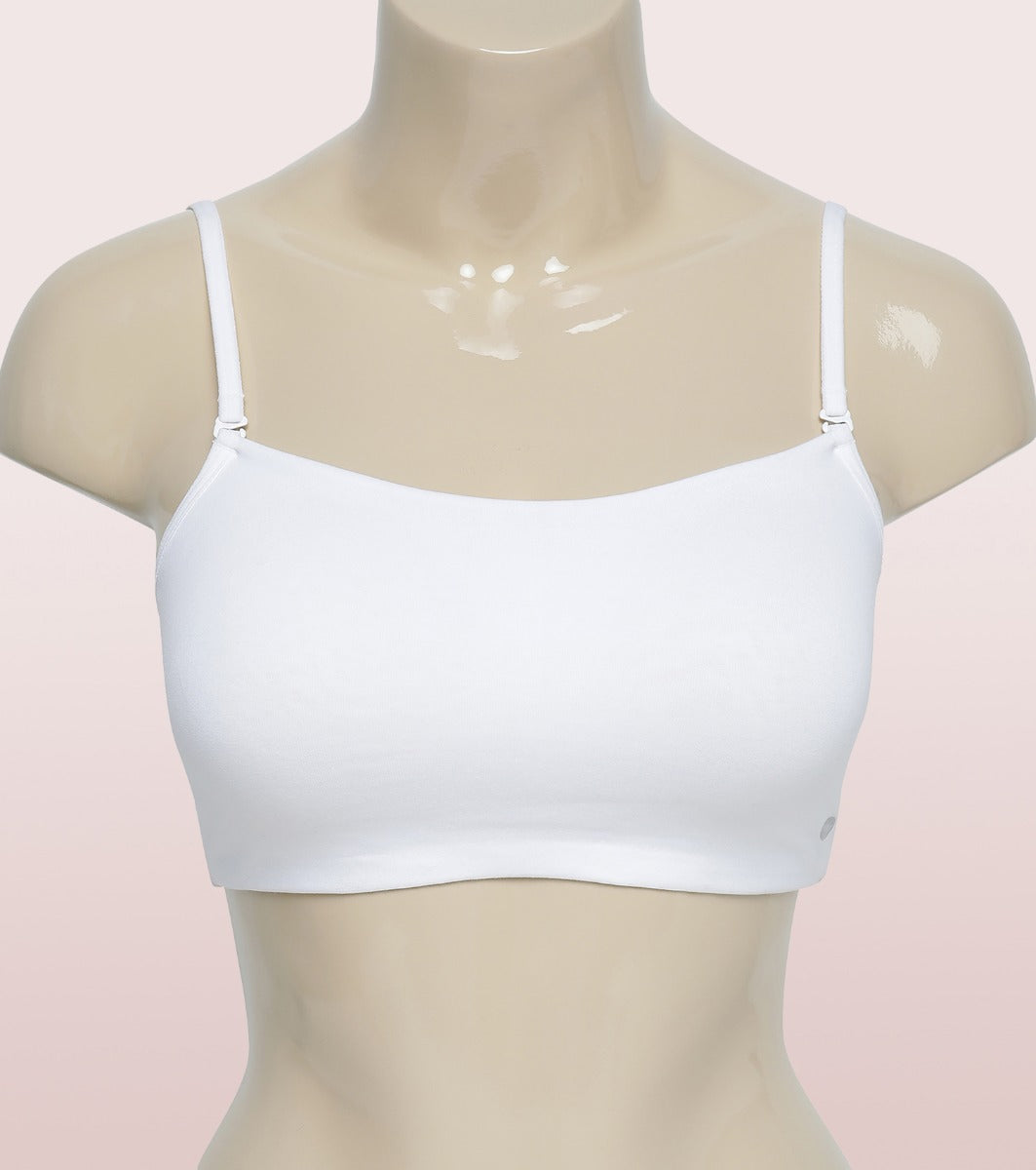 Full Coverage Non-Padded Wirefree Comfort Cami Detachable Bra