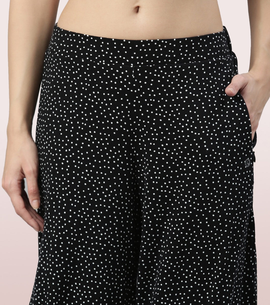 Shop In Culotte | Crop Length Culotte With Smart Side Slits