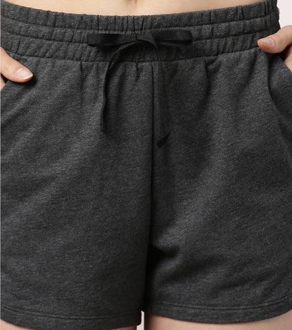 Comfy Shorts | Terry Shorts With Adjustable Waistband & Pockets