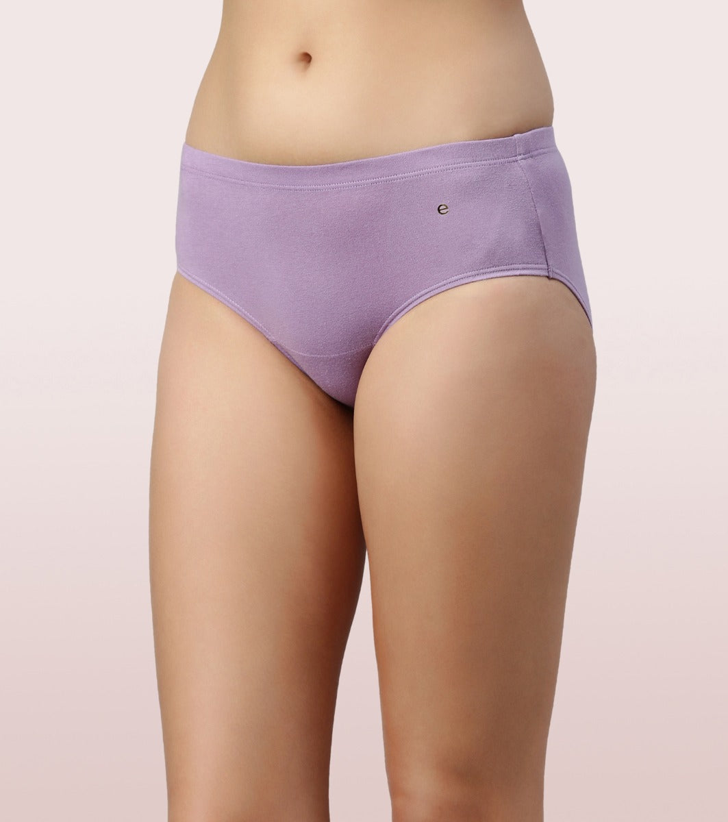 Enamor Mid Waist Co-Ordinate Panty for Womens-P087 Briefs