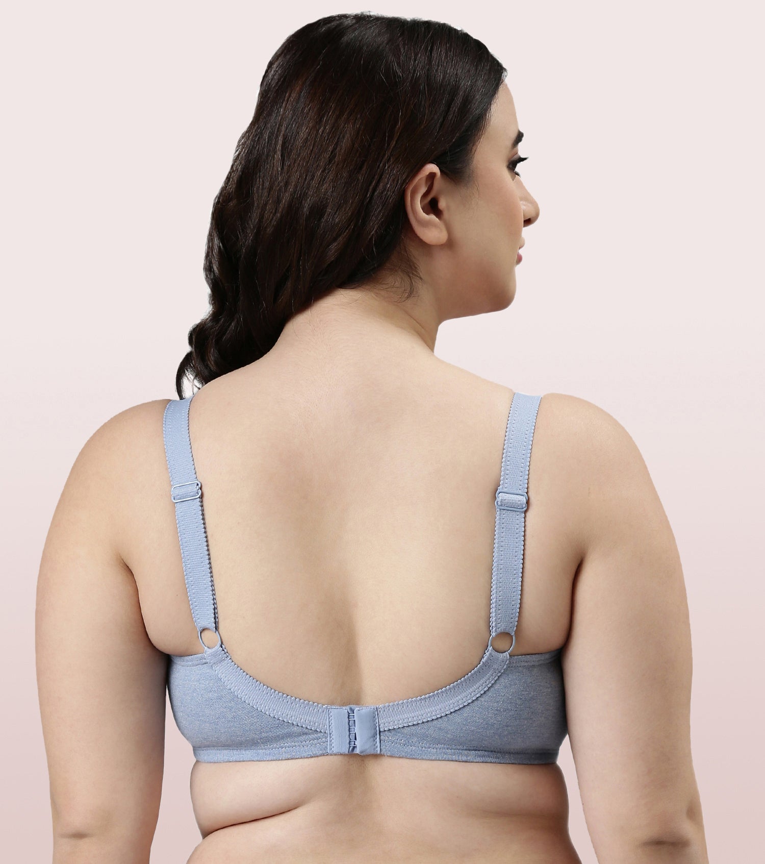 Enamor A014 Full Support Cotton Bra - M-Frame High Coverage Non-Padded  Wirefree - Blue 36D in Mumbai at best price by Pink Lady Nx - Justdial