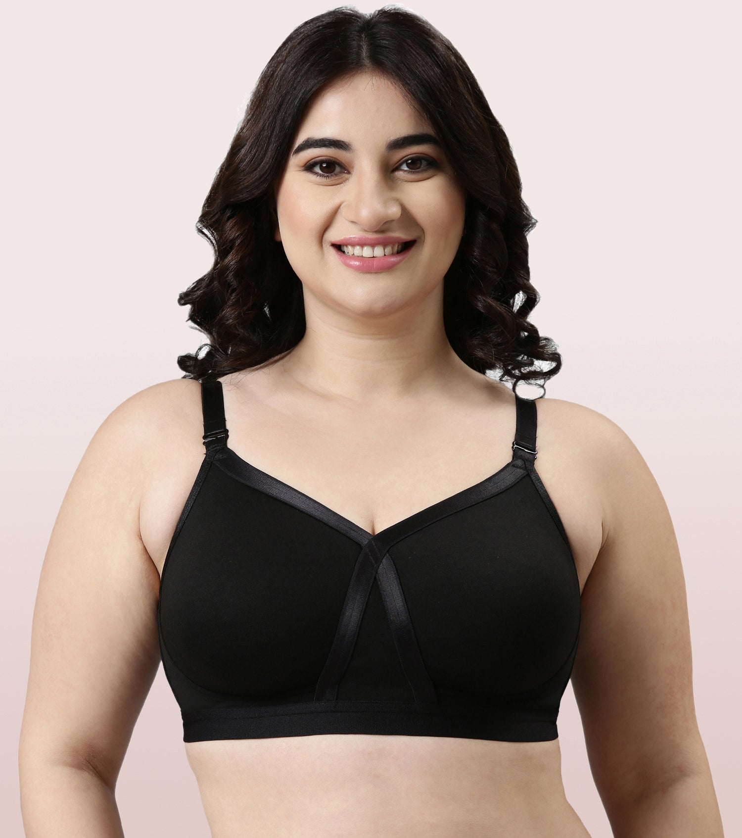 Engineered X-Frame Lift Cotton Bra