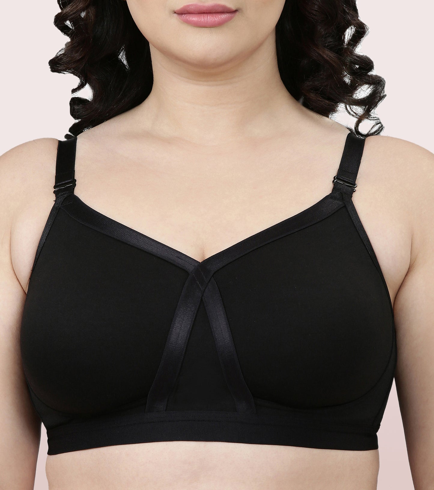 Engineered X-Frame Lift Cotton Bra