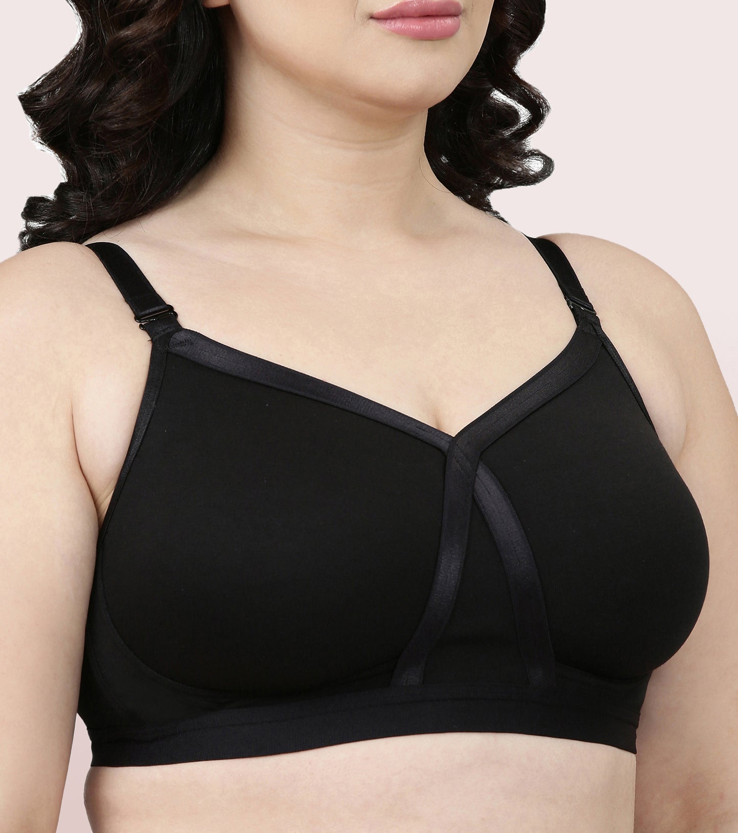 Engineered X-Frame Lift Cotton Bra