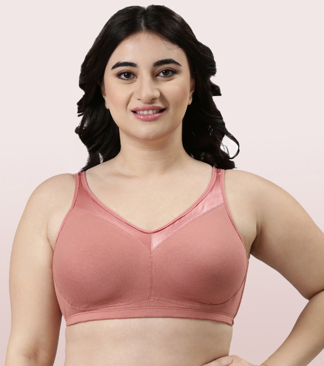 Womens Non Padded Non Wired Full Coverage Bra