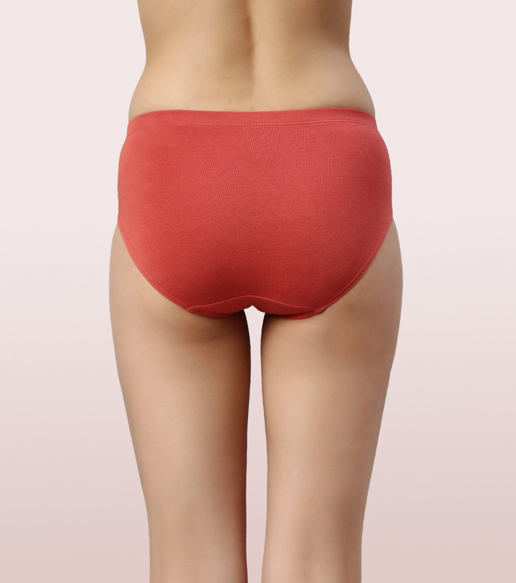 The Stretch Cotton Hipster Panty  Antimicrobial And Stain Release