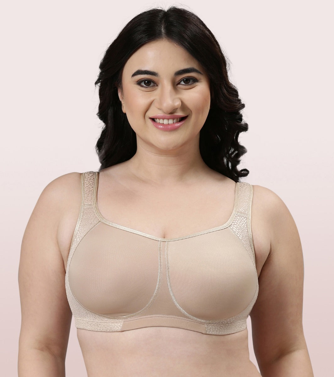 Buy Enamor A064 Cloud Soft Cotton Full Support Minimizer Bra for
