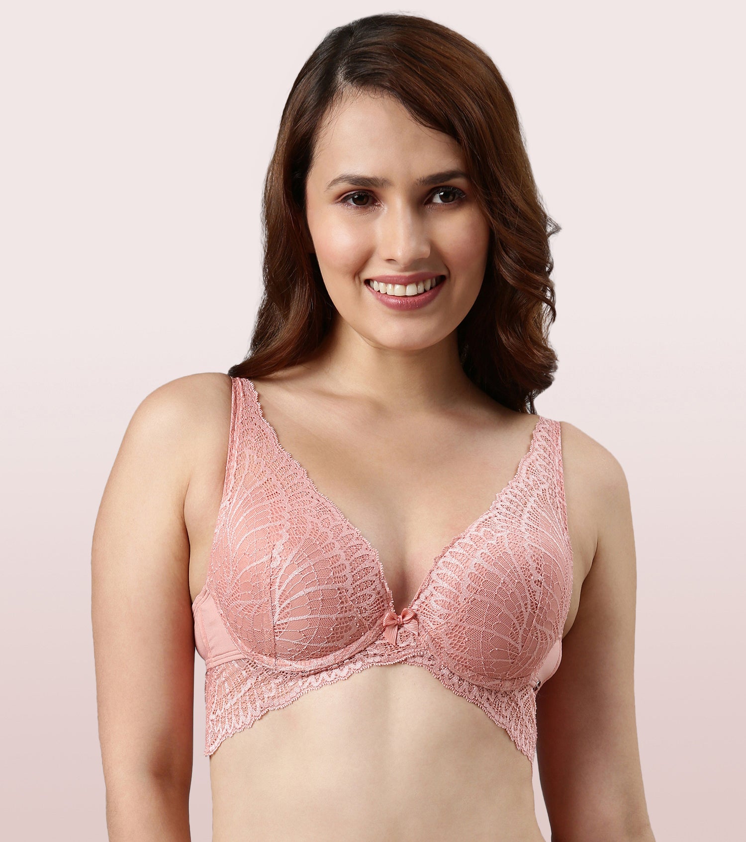 Buy Enamor F043 Padded Wired Perfect Plunge Push-Up Bra