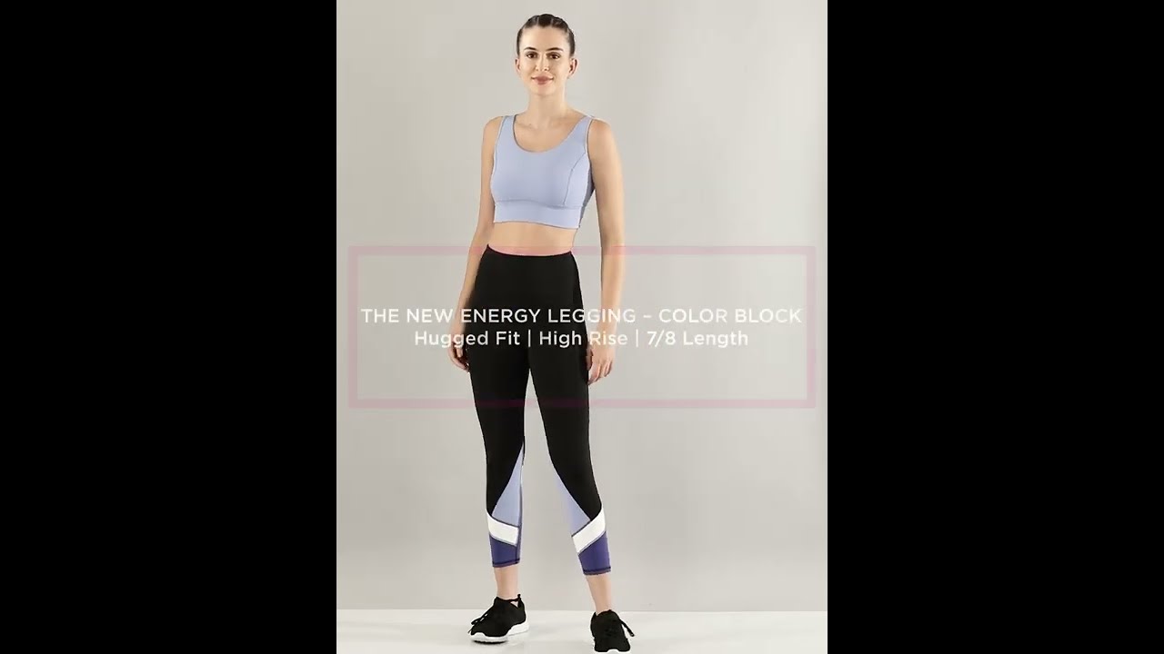 Buy Enamor Athleisure E158- Dry Fit Antimicrobial High Rise Leggings-Plum/M-Pink/Rosewater  Combo online