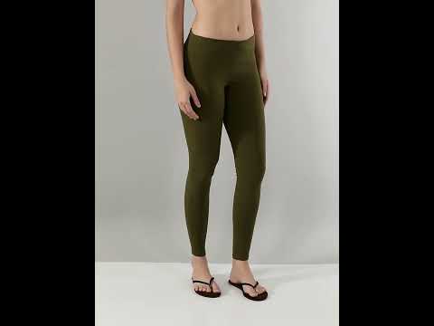 ENAMOR ESSENTIALS E070 Yoga Legging | Mid Rise Pull-On Lounge Legging With Adjustable Drawstring